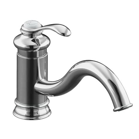 Kohler Fairfax Polished Chrome 1 Handle Low Arc Kitchen Faucet At