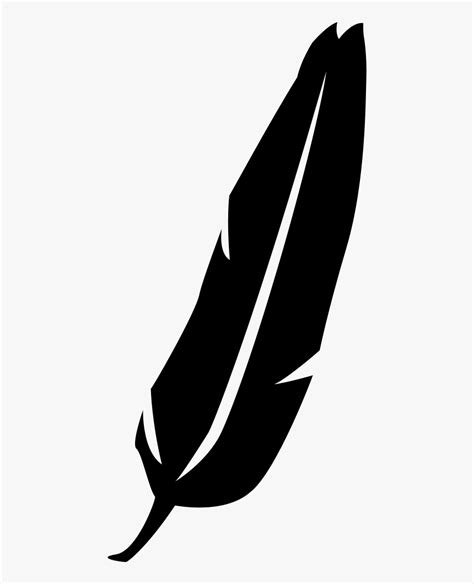 Feather Filled Shape Feather Shape Hd Png Download Kindpng