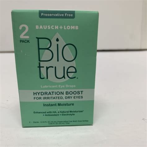 Biotrue Hydration Boost Eye Drops Twin Pack Exp8 25 795 310119022795 Ebay