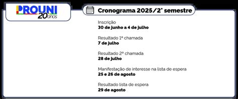 Vai Ter Prouni No Segundo Semestre De 2025 - Prouni abre lista de espera para o segundo semestre de 2025