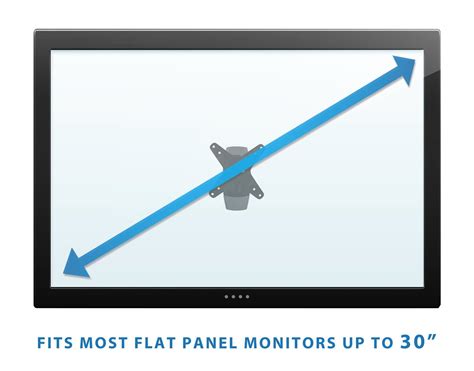 Full Motion Single Monitor Wall Mount Mount It