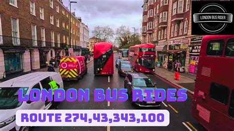 Gloomy London Bus Rides Throughout London Youtube