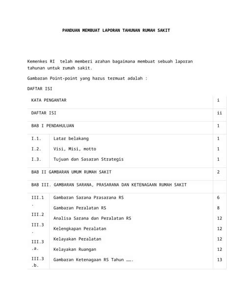 Docx Panduanlap Tahunan Rs Dokumentips