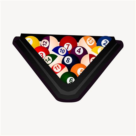 Billiard Balls Set Clipart Sport Free Vector Rawpixel