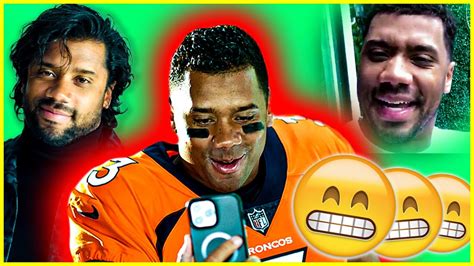 Russell Wilson Cringe Compilation Lets Ride Video Youtube