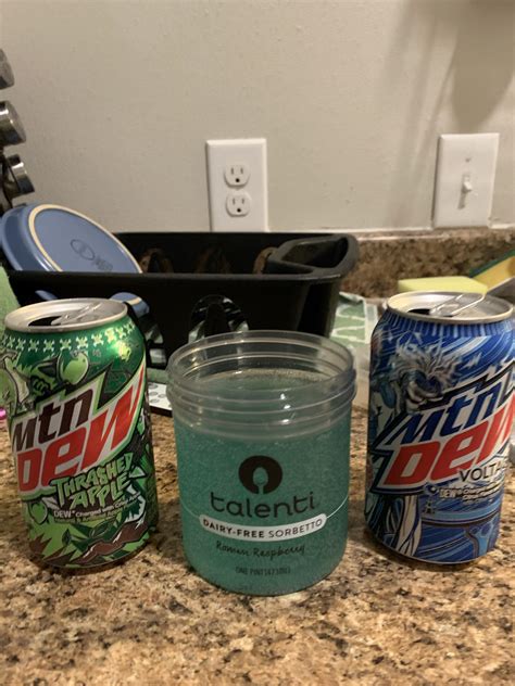 This has been my favorite dew combo so far. Tastes sorta like deep dive