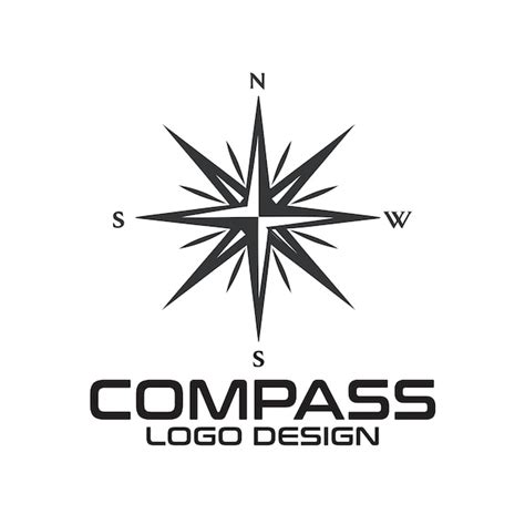 Premium Vector Compass Vector Logo Design