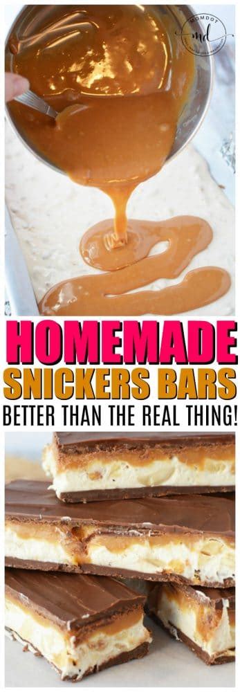 Homemade Snickers Bars Recipe That Is Decadent And Rich