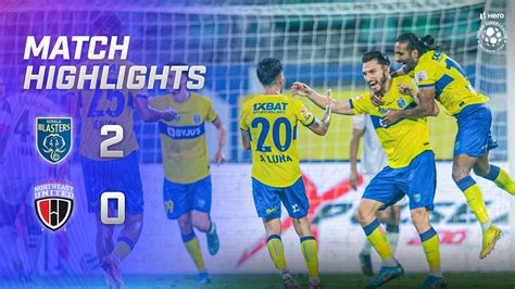 Highlights Kerala Blasters Fc Northeast United Fc Mw Hero