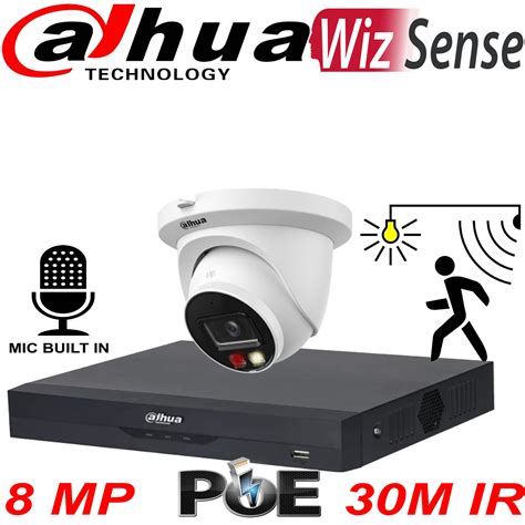 8MP DAHUA IPC HDW2849TM S IL Smart Dual Light FULL COLOR AUDIO BUILT IN