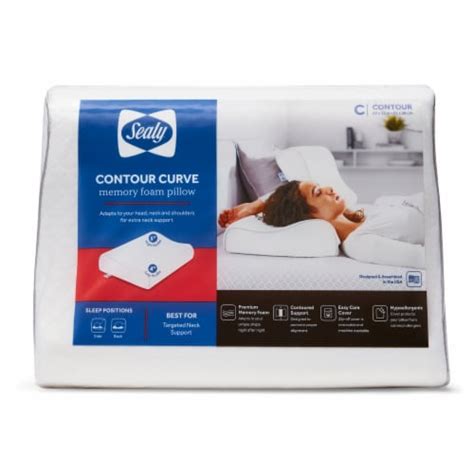 Sealy Essentials Memory Foam Contour Pillow Memory Foam Contour Kroger