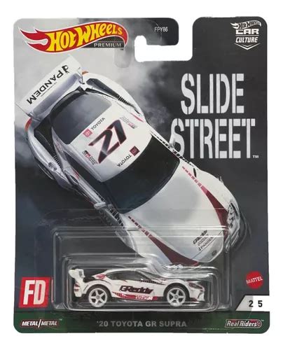 Hot Wheels 20 Toyota Gr Supra Slide Street Premium Envío gratis