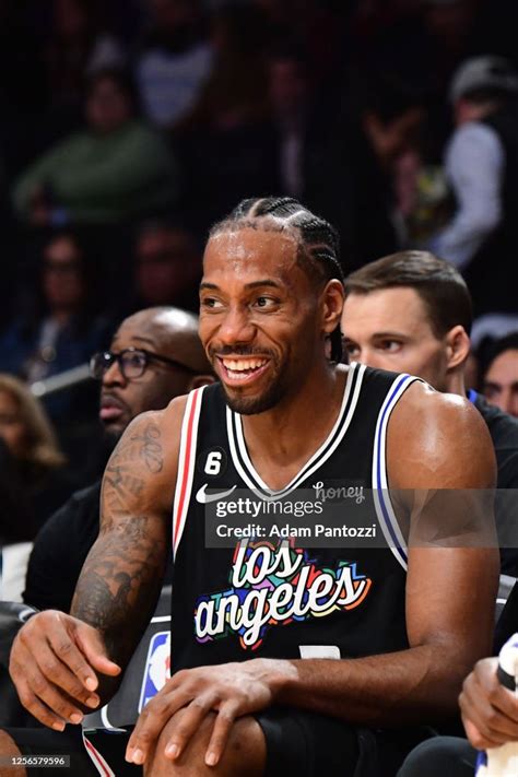 Kawhi Leonard of the LA Clippers smiles during the game against the... News Photo - Getty Images