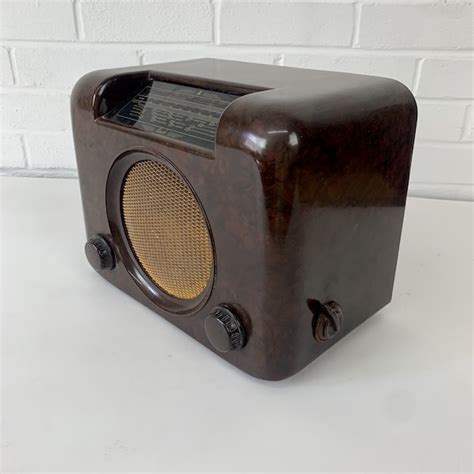 Vintage Bush Bakelite Radio Non Practical 20th Century Props