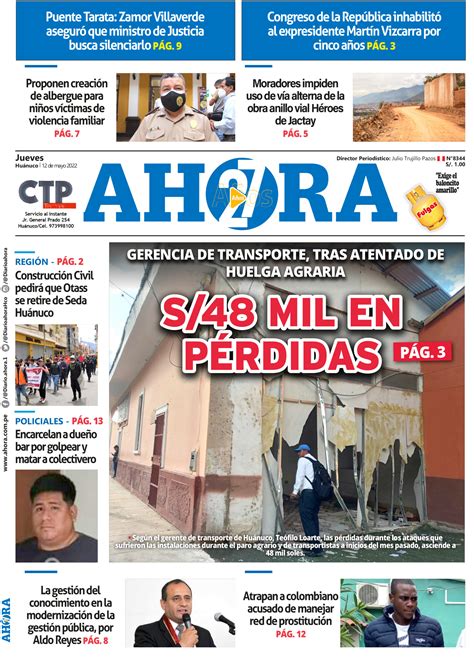 Edición Digital Diario Ahora 12 05 2022 DIARIO AHORA