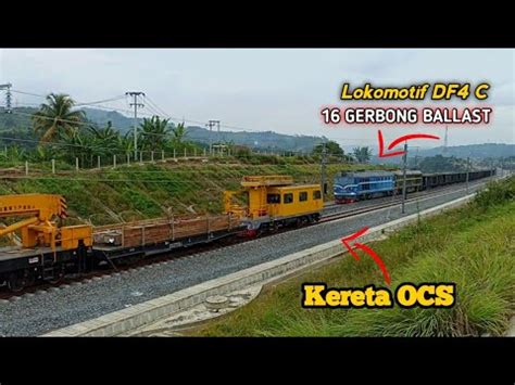 Kereta Kerja Kcjb Kereta Ballast Overhead Catenary System Dan Pbr