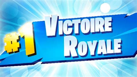 Première Game Fortnite Victoire Royale Youtube