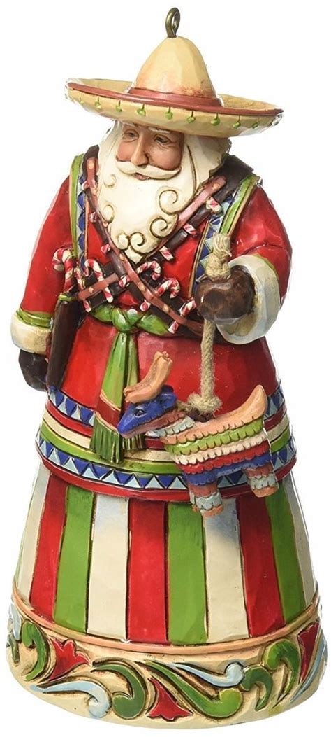 Mexican Santa Hanging Ornament Hanging Ornaments Mexican Christmas