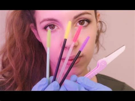 ASMR DEEP EAR ATTENTION LATEX GLOVES EAR CLEANING CUPPING