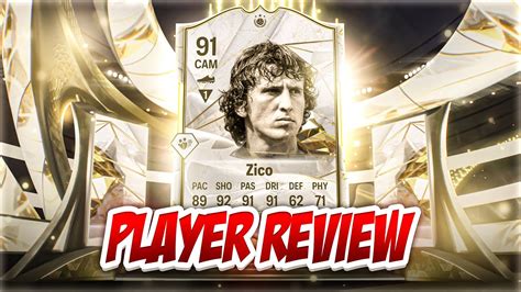 Zico 91 Icon SBC Review EA FC 24 Ultimate Team YouTube