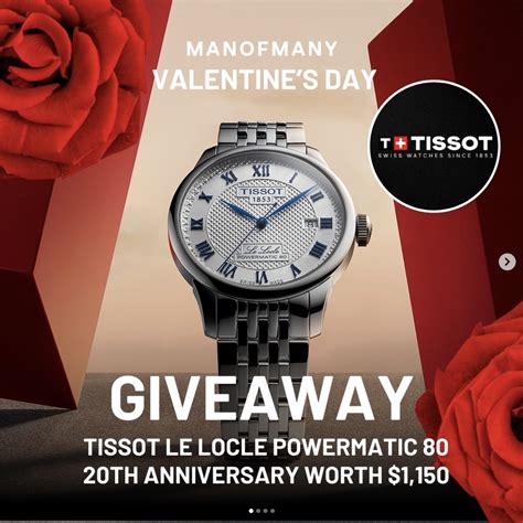 Win A Tissot Le Locle Powermatic 80 20th Anniversary Watch Valued At 1 150