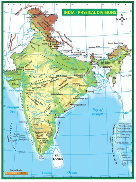 Major Physiographic Divisions Of India