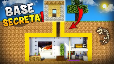 Minecraft Como Hacer Una Incre Ble Base Secreta Debajo De Una Casa De