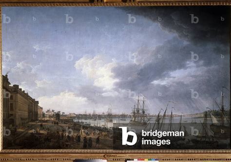 The Port Of Bordeaux Painting By Joseph Vernet Th Century