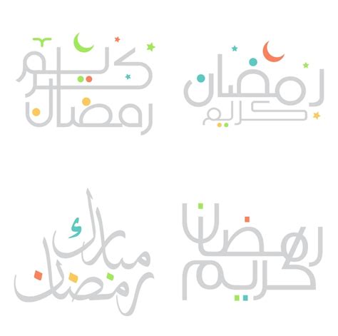 Free Vector Ramadan Kareem Vector Design With Traditional Arabic Calligraphy