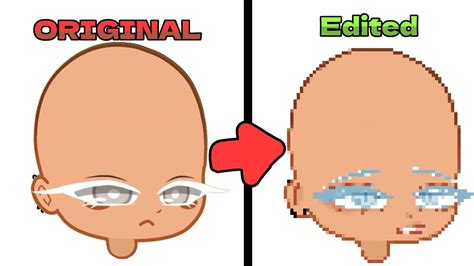 How To Edit Gacha Face Simple Tutorial Beginners Gacha Club Ibis