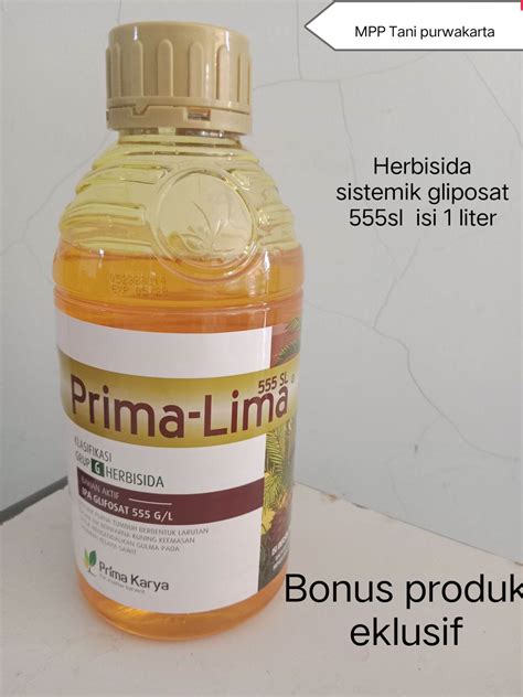 Prima Lima Gliposat 555sl Herbisida Sistemik Kemasan 1 Liter Lazada