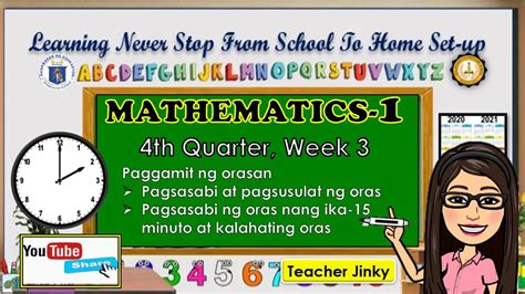 Math Th Quarter Week Paggamit Ng Orasan Pagsasabi At Pagsusulat