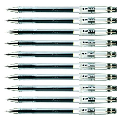 10 Pc Of Pilot Hi Tec C Pen Known As G Tec C 0 4mm Ultra Fine Tip