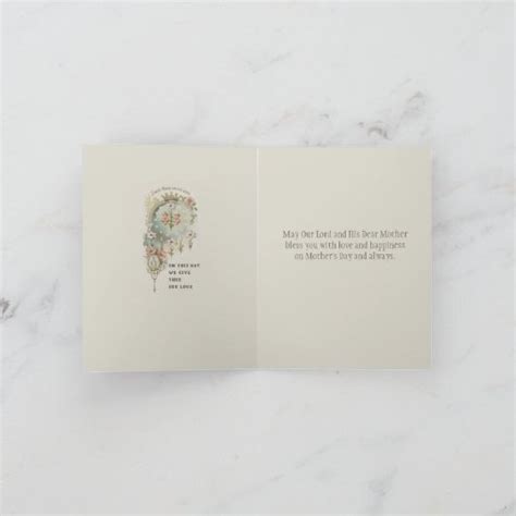 Happy Mothers Day Virgin Mary Religious Card Zazzle