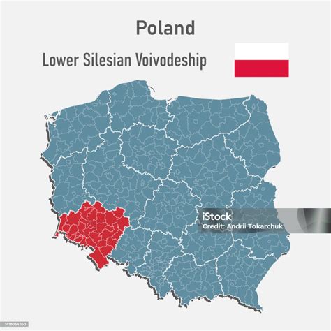 Vector Map Poland And Lower Silesian Stock Illustration Download