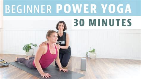 Beginner Power Yoga 30 Min Class Power Yoga Basics Youtube