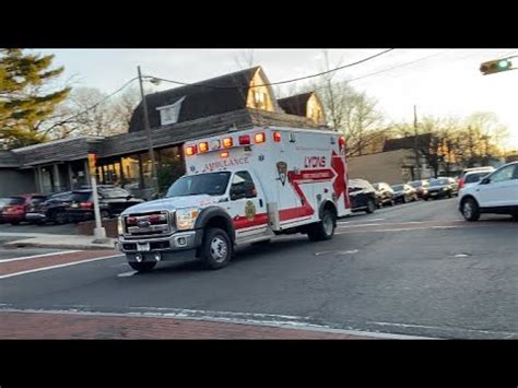 Lyons Fire Department EMS BLS 5 Transporting Code 3 Emergent To The V A