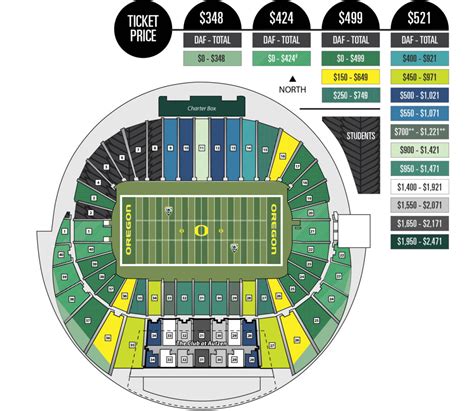 Autzen Stadium Seating Chart With Row Numbers Two Birds Home Stadium Seating Chart