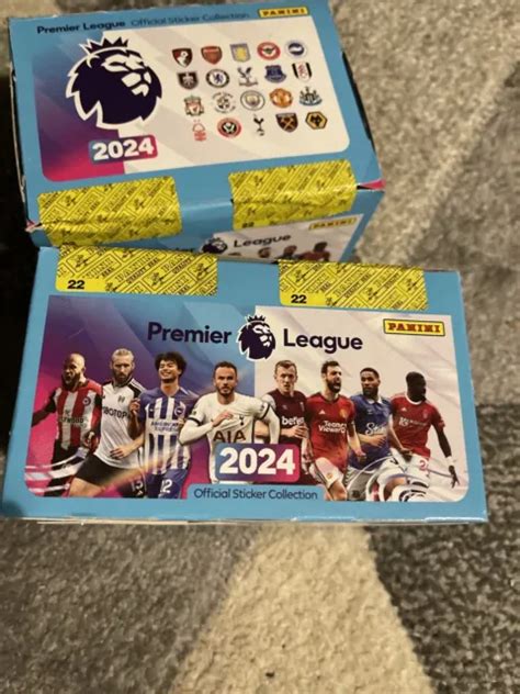 Season Panini Premier League Sticker Collection Full Box