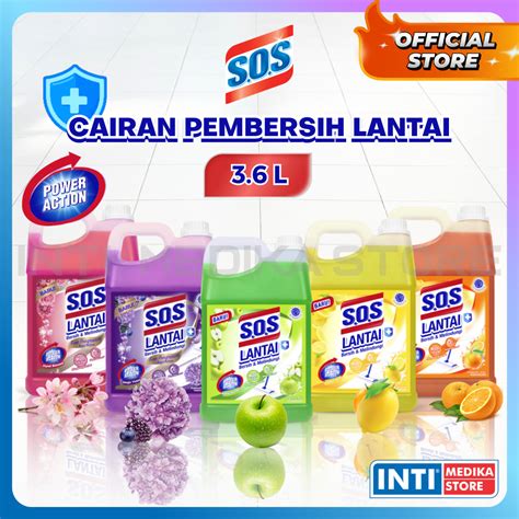 Jual Sos Cairan Pembersih Lantai Wangi Refill Liter Karbol