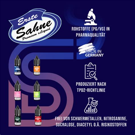 Erste Sahne Nic Salt 10 Ml 20 Mg Ml