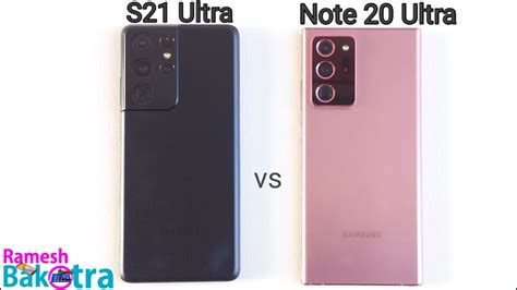 Samsung Galaxy S21 Ultra Vs Note 20 Ultra Speed And Camera Comparison Youtube