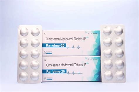 Olmesartan Medoxomil 20mg Hydrochlorothiazide 12 5mg Tablet At Rs 175