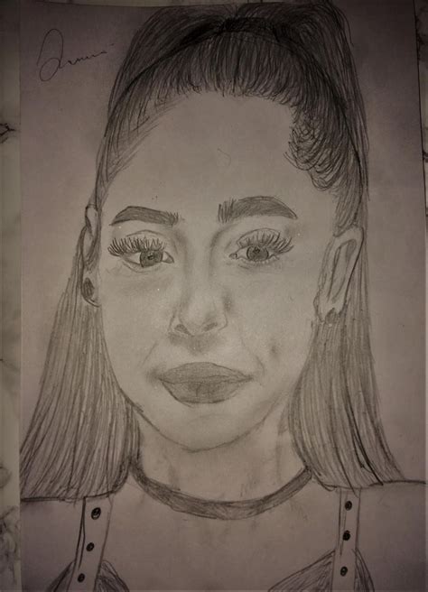 Ariana Grande Sketch at PaintingValley.com | Explore collection of ...