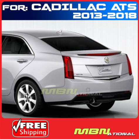 For 13 18 Cadillac ATS Flush Mount Trunk Tail Rear Spoiler Wing Primer