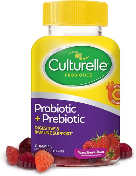 Amazon Culturelle Daily Probiotic Gummies For Women Men Berry