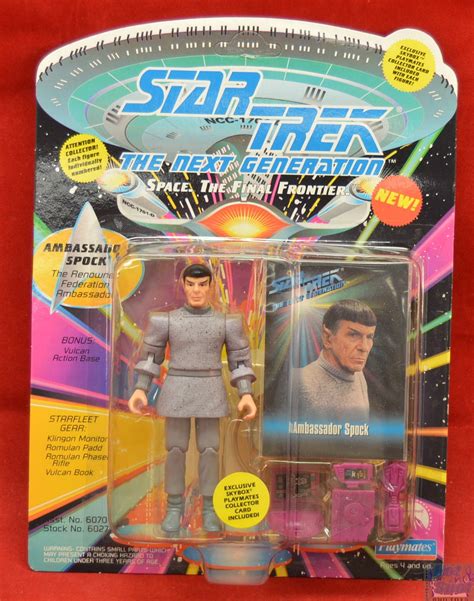 Hot Spot Collectibles And Toys TNG Ambassador Spock Figure Unpunched