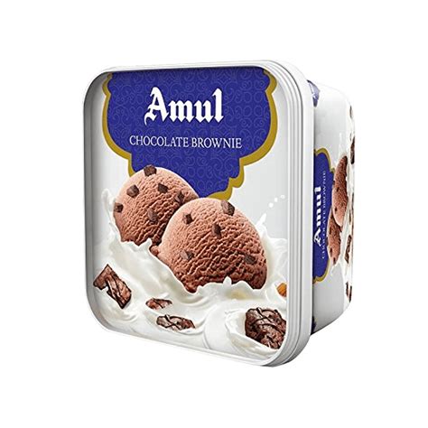 Amul Chocolate Brownie Ice Cream Pack Of Price Buy Online At