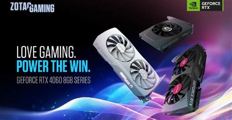 ZOTAC GAMING ANNOUNCES GEFORCE RTX 4060 8GB SERIES LINEUP POWERED BY ...