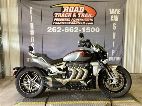 2022 Triumph Rocket 3 GT Silver Ice Storm Grey For Sale In Big Bend WI